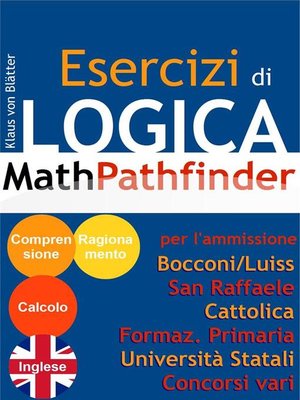 cover image of Esercizi di Logica Math Pathfinder